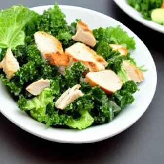 Title image for Chicken and Kale Caesar Salad