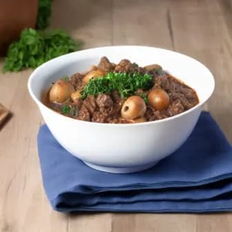 Title image for Beef and Mushroom Ragout