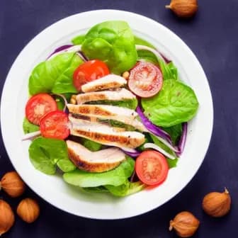Title image for Chicken and Hazelnut Salad
