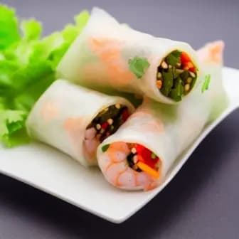 Title image for Pork and Shrimp Spring Rolls