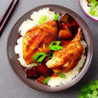 Title image for Chicken and Miso Eggplant
