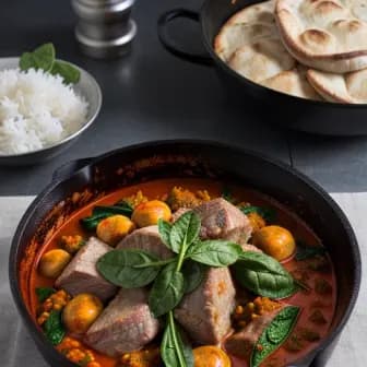 Title image for Lamb and Spinach Curry