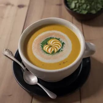 Title image for Chicken and Turmeric Latte Soup