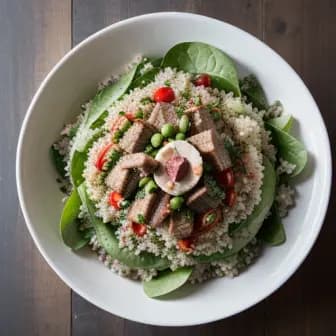 Title image for Lamb and Quinoa Salad