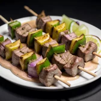 Title image for Lamb and Yogurt Marinated Kebabs