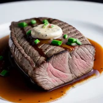 Title image for Beef and Anchovy Butter Steak