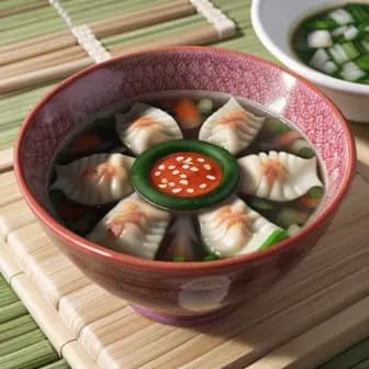 Title image for Vegetable Gyoza Soup