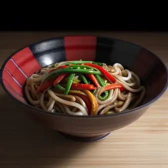 Title image for Vegetable Udon Stir-Fry