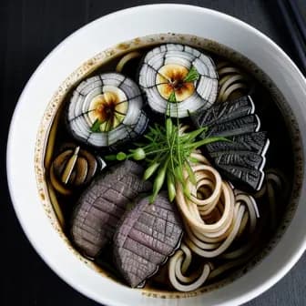 Title image for Beef and Black Garlic Ramen