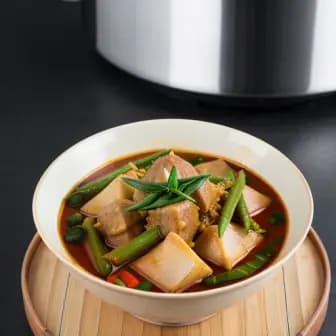 Title image for Pork and Bamboo Shoot Curry