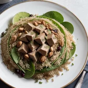 Title image for Lamb and Freekeh Salad