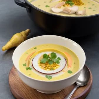 Title image for Chicken and Turmeric Coconut Soup