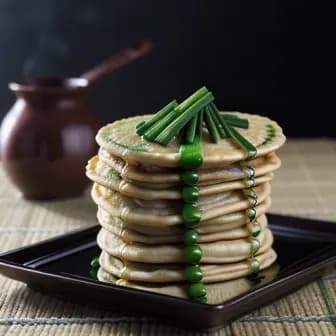 Title image for Vegetable Cong You Bing (Scallion Pancakes)