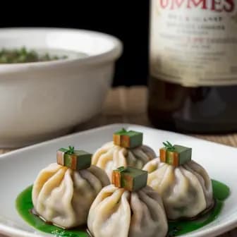 Title image for Pork and Cilantro Dumplings