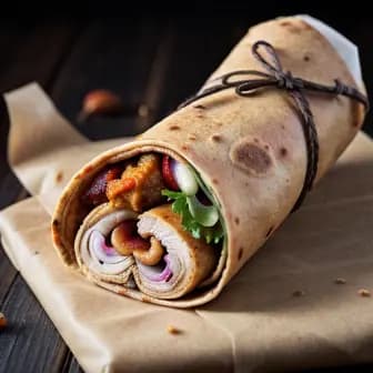 Title image for Chicken and Tamarind Chutney Wrap