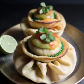 Title image for Vegetable Pani Puri Chaat
