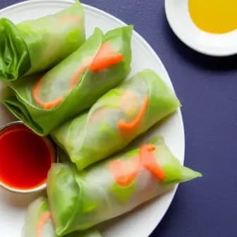 Title image for Vegetable Spring Rolls
