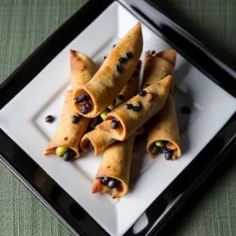 Title image for Chicken and Black Bean Taquitos