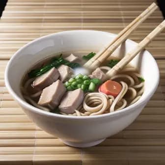 Title image for Pork and Bamboo Shoot Noodle Soup