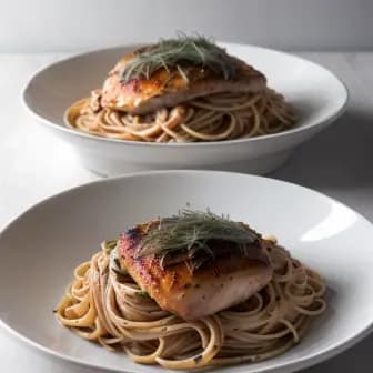 Title image for Chicken and Caramelized Fennel Pasta