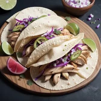Title image for Chicken and Hibiscus Tacos
