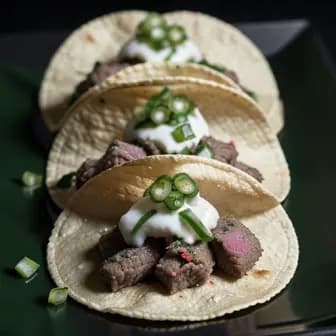 Title image for Beef and Salsa Verde Tacos