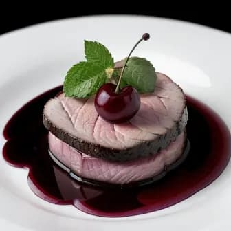 Title image for Duck Breast with Cherry Reduction
