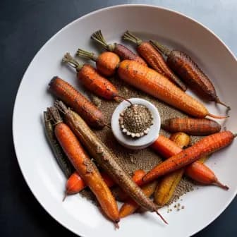Title image for Chicken and Za'atar Roasted Carrots