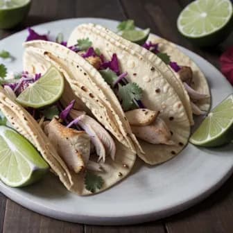 Title image for Chicken and Hibiscus Flower Tacos