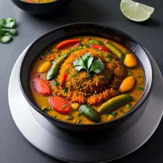Title image for Vegetable Khichra (Hyderabadi Stew)