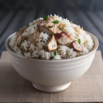 Title image for Chicken and Rosewater Rice Pilaf