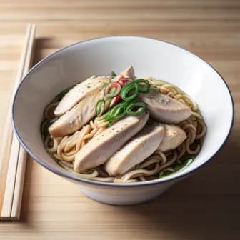 Title image for Chicken and Pickled Ginger Noodles