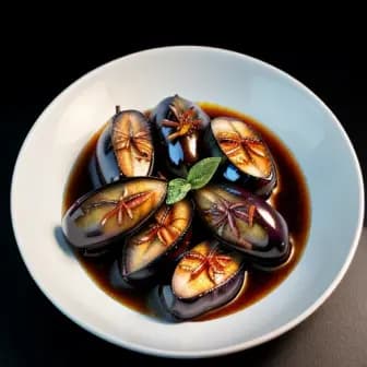 Title image for Chicken and Tamarind-Glazed Eggplant