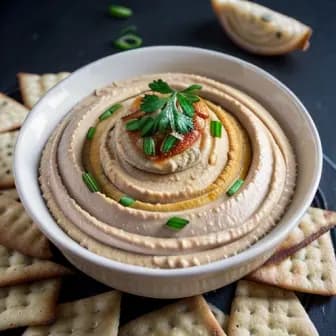 Title image for Chicken and Caramelized Onion Hummus
