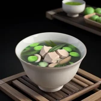 Title image for Chicken and Pandan Leaf Broth