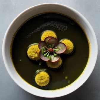 Title image for Vegetable Kulfa Saag (Purslane Curry)