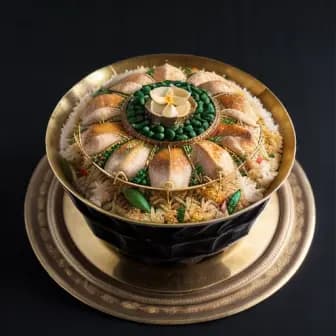 Title image for Chicken and Lotus Seed Biryani