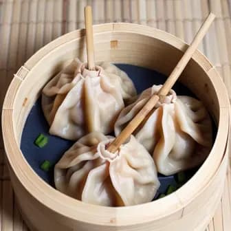 Title image for Pork and Bamboo Shoot Dumplings