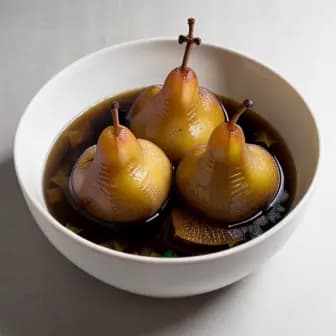 Title image for Chicken and Star Anise Poached Pears