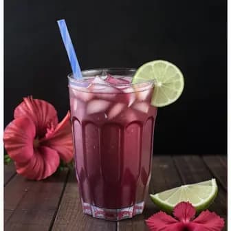 Title image for Chicken and Hibiscus Agua Fresca