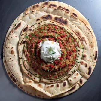 Title image for Vegetable Kothu Parotta (Shredded Flatbread)