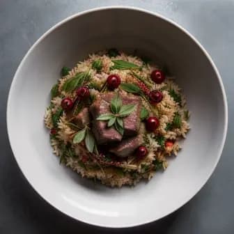 Title image for Lamb and Barberry Pilaf