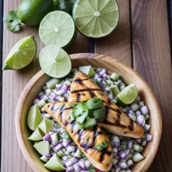 Title image for Chicken and Starfruit Salsa
