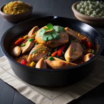 Title image for Chicken and Saffron Tagine
