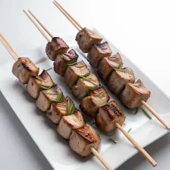 Title image for Chicken and Lemongrass Skewers