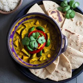 Title image for Vegetable Balchao (Goan Pickle Curry)
