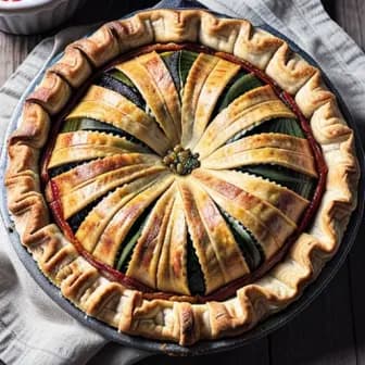 Title image for Vegetable Pithivier (French Savory Pie)