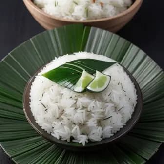 Title image for Chicken and Pandan Leaf Infused Rice