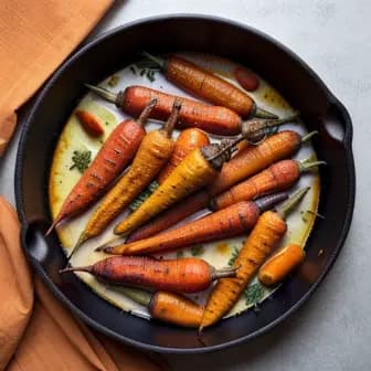 Title image for Chicken and Turmeric Roasted Carrots