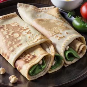 Title image for Vegetable Pesarattu (Lentil Crepes)